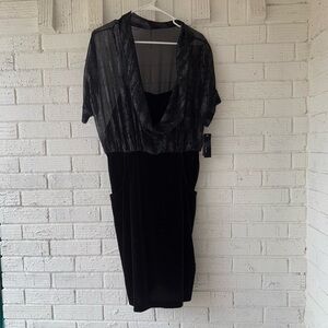 Alyx Black and Gray Midi Dress NWT size 12